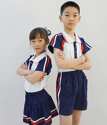 中小學(xué)生夏季校服定制 107