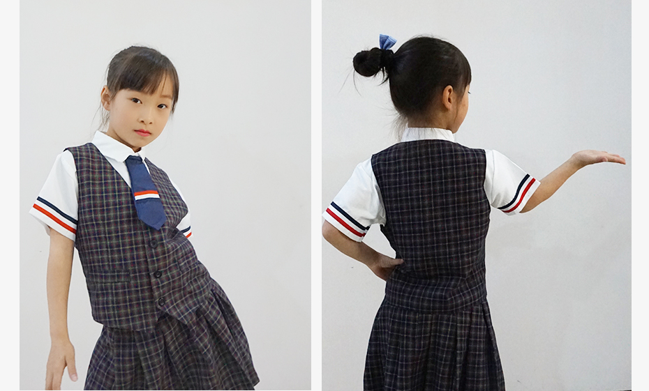 中小學(xué)生夏季校服定制