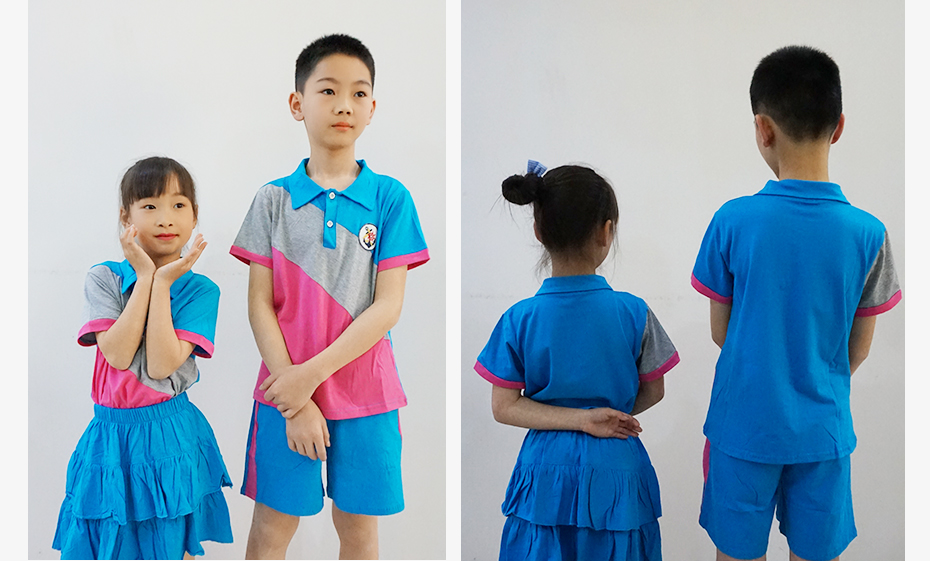 中小學生夏季校服定制 