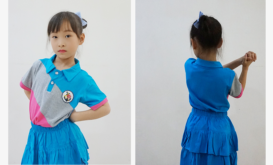 中小學生夏季校服定制 